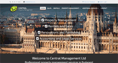 Desktop Screenshot of central.co.hu