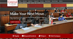 Desktop Screenshot of central.edu