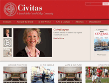 Tablet Screenshot of civitas.central.edu